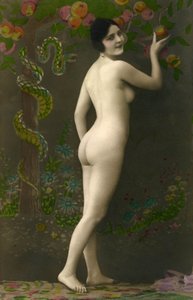 ファンシーな絵葉書（キッチュ）：ベル・エポックの前夜（1920年頃） 作： Unknown photographer
