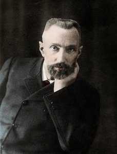 フランスの物理学者ピエール・キュリー - ピエール・キュリー（1859-1906）の肖像画。 作： 未知の写真家