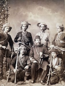 バトゥム（またはバトゥミ）のグルジア人戦士たち グルジアの都市、アジャリアの首都 作： Unknown photographer
