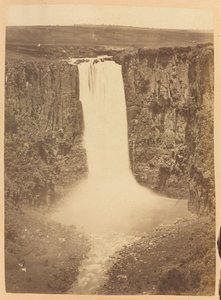 ハウィック滝、ウンゲニ川、ナタール州、南アフリカ共和国、1882年頃 作： Unknown