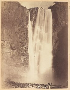 ハウィック滝、ウンゲニ川、ナタール州、南アフリカ共和国、1882年頃 作： Unknown