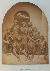 インド陸軍の将校および下士官、インド勲功章の保持者全員 作： Unknown photographer