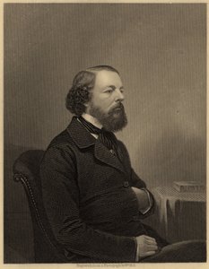 ジェームズ・シェリダン・マスプラット（1821-1871）、リバプール化学大学の創設者（1848）、"Chemistry"(1860)の著者、1860年頃（エングレーヴィング）（1860年頃ロンドン）。エングレーヴィング。" 作： Unknown photographer