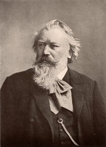 ヨハネス・ブラームス（1833-1897） 作： 未知の写真家