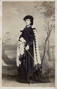 マリア・ソフィー・オブ・バイエルン - 1861年 - バイエルン公爵夫人であり、2つのシチリアの女王であったマリー・ソフィー（マリー・ソフィー）・アメリーの肖像（1841年～1925年 作： Unknown photographer