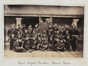 ラワルピンディでの足部101連隊（Royal Bengal Fusiliers）のメンバー 作： Unknown photographer