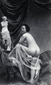 1855年頃にポーズをとる裸の女性 アノニマス・フォトグラフィー 作： Unknown photographer