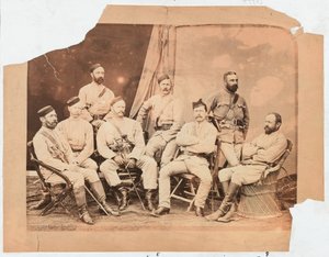 1879年第4グールカ連隊の将校 作： Unknown