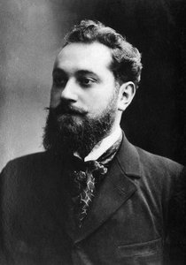 フランスの画家、イラストレーター、漫画家であるアルベール・ギョーム（1873-1942）の肖像。 作： Unknown photographer