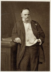 1874年のアリスティド・ブシコー（商人で慈善家）の肖像。 作： Unknown photographer