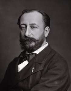 フランスの作曲家、カミーユ・サン・サーンス（サン＝サーンス）（1835～1921）の肖像。