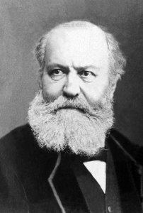 フランスの作曲家、シャルル・グノー（1818-1893）の肖像。