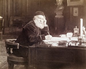 フランスの作曲家、シャルル・グノー（1818〜1893）の肖像。 作： Unknown photographer