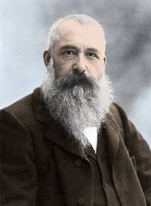 フランスの画家、クロード・モネ（1840-1926）の肖像。 作： Unknown photographer