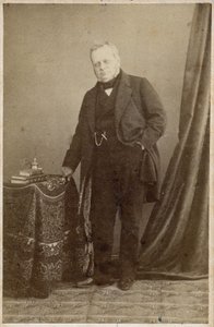 カヴール伯爵カミッロ・ベルソ（1810-61）の肖像 - 1855年頃 作： Unknown photographer