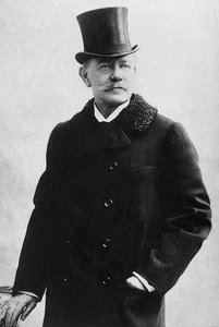 ミヒャエル・ニコライエヴィチ・ムラヴィエフ伯爵（1845-1900）ロシアの政治家の肖像。写真、20世紀初頭。
