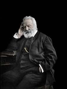 イギリスの作家ヴィクトル・ヒューゴの肖像 C1880 作： Unknown photographer