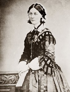 フローレンス・ナイチンゲールの肖像 - 英国の慈善家、フローレンス・ナイチンゲール（1820-1910）の肖像 作： Unknown photographer