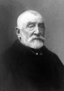 フランスの画家・水彩画家、アンリ・ジョセフ・ハルピニエス（1819-1916）の肖像。 作： Unknown photographer