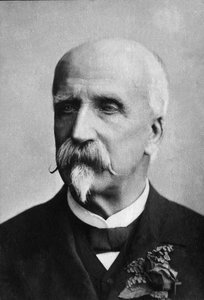 軍人・政治家であるオマール公アンリ・ドルレアン（1822-1897）の肖像。 作： Unknown photographer