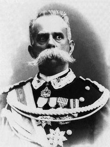 1878年から1900年までイタリアの王であったハンバート1世（1844-1900）の肖像。 作： Unknown photographer