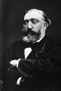 レオン・ガンベッタ（1838-1882）の肖像。