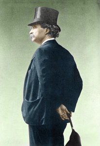 マーク・トウェイン（1835-1910）の肖像 作： Unknown photographer