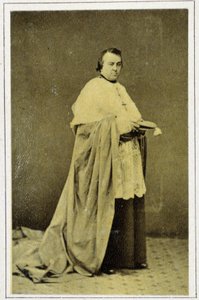 1869年のモンセーニュール・ラヴィゲリー（1825 - 1892）の肖像 作： Unknown photographer