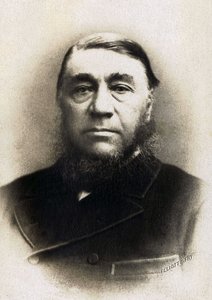 南アフリカ・トランスバール共和国の元大統領、ポール・クルーガー（1825-1904）の肖像。