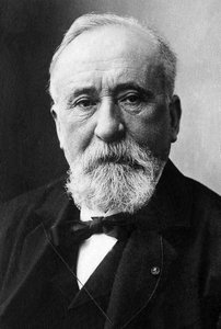 フランスの象徴主義画家、ピエール・ピュヴィス・ド・シャヴァンヌ（1824-1898）の肖像。 作： Unknown photographer