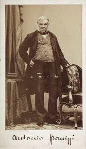 アントニオ・パニッツィ上院議員（1797-1879）の肖像 大英博物館図書館長