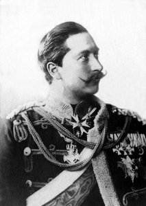ドイツの最後の皇帝であり、1888年から1918年までプロイセンの最後の王であったウィリアム2世（1859-1941）の肖像。