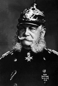 1861年から1888年までプロイセン王であったウィリアム1世（1797-1888）の肖像で、1871年から1888年までドイツ皇帝となった。