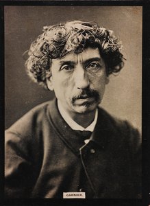 フランスの建築家ジャン＝ルイ＝シャルル・ガルニエ（1825-1898）の肖像画 作： Unknown photographer