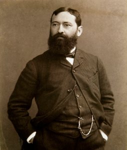 イタリア人画家ジュゼッペ・デ・ニッティス（1846-1884）の肖像 写真 作： Unknown photographer