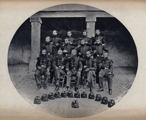 22番線の消防隊員（消防団員）の肖像 作： Unknown photographer
