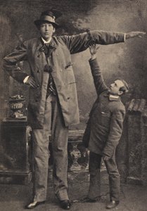 怪物、巨人。写真、19世紀後半、パリ 作： Unknown photographer