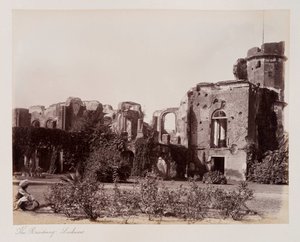 The Residency Lucknow、1885年頃（セピア写真 作： Unknown photographer