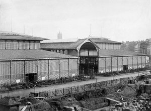 パリの中央市場（バラード館） 19世紀後半 作： Unknown photographer