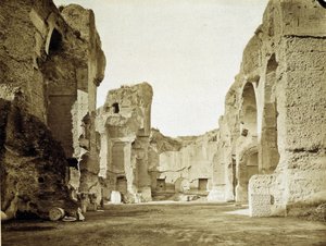 ローマのカラカラ浴場の遺跡 作： Unknown photographer