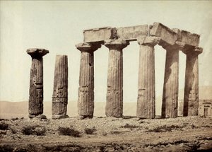 ギリシャ神殿跡の眺め 作： Unknown photographer