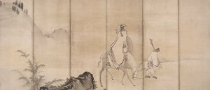 パン ラン ハン ロー、1600 年代初頭。 作： Unkoku Tōgan