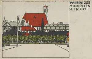ウィーン: ミノリテ教会 ウィーン: ミノリテ教会, 1908.