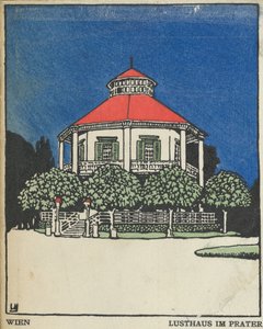 ウィーン: プラーターのプレジャー パビリオン ウィーン: ルストハウス イム プラーター, 1908., 作： Urban Janke