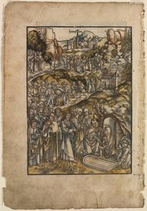 受難。1508年以前の「ラザロの蘇生」。