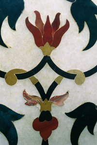 蓮の花、外壁の詳細 作： Ustad Ahmad Lahori