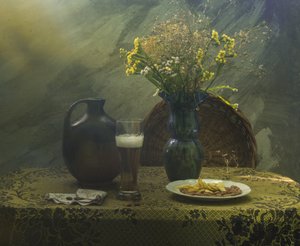 ゴールデンアワーの静物画 作： 