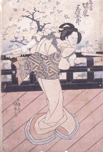 Banda Mitsukoro como Iwafuji 作： Utagawa (1786 1865) Kunisada