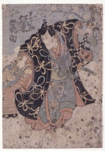 バンド？ 曽我ゴル役の巳之助？ （カラー木版画） 作： Utagawa (1786 1865) Kunisada