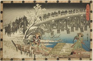 第11幕 第1部 夜襲への接近 (十一段目一、夜地押し寄せ) 連載「忠臣蔵の仇討ち」より